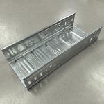 Wall Mounting Or Hanging Cable Tray Industrial Metal Cable Trough 100mm - 1000mm