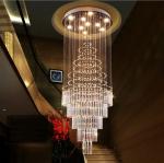 Modern Luxury Muti Size Crystal Hanging Lights For Hotel