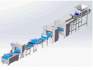 China Ciabatta 1000kg/Hr Industrial Bakery Equipment With Chunker factory