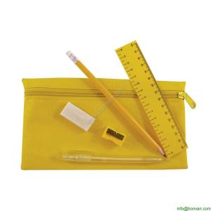 China School Gift Pencil Eraser Sharpener Ruler Set Packed in Colorful Gift Box factory