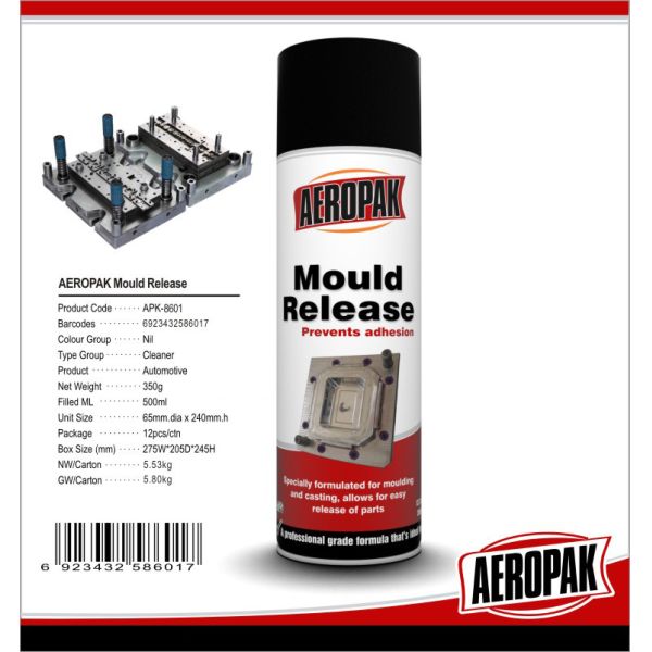 China Safe Silicone Based Lubricant Spray For Metallic Casting Mould Releasing factory