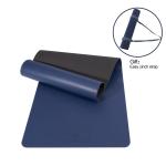 5mm Thick Non Slip Lightweight PU Yoga Matt Upgraded A Strong Grip Fitness Blue