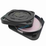 Horizontal 12 Inch Wafer Storage Box Shipper Black Conductive PP Material