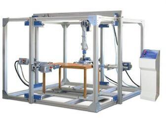 5 Air Cylinders PLC Control Furniture Testing Equipment, Table Furniture Testing