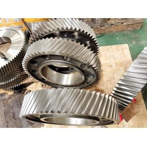 Custom Helical Gear with Optimal Helix Angle for Maximum Power Transmission and