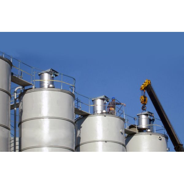 Cement Silo Top Air Jet Dust Collector 1 Year Warranty for Batching Plants