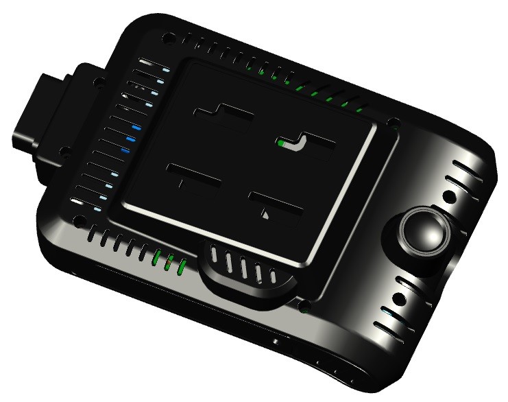 170° View Angle Vehicle Dashboard Camera Driver Face Recognition for GPS-Integrated Navigation