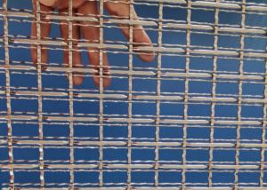 China Hand Woven Brass Architectural Metal Mesh 1.8mm 2.0mm Wire Metal Lattice Sheet factory
