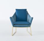 Fabric New York Chair By Sergio Bicego , Stainless Steel Frame Saba Italia Chair