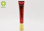 PE Plastic Cosmetic Cream Tube , Shiny Red Color 0.67 OZ Eye Cream Tube