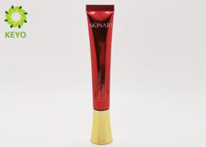 China PE Plastic Cosmetic Cream Tube , Shiny Red Color 0.67 OZ Eye Cream Tube factory