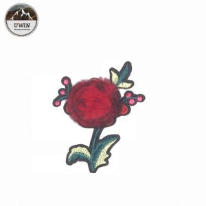China Trendy Design Flower Sew On Patches , Sew On Cloth Badges For Ladies Evening Wear factory