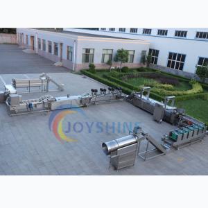 China 128 Customized Full Automatic Frozen French Fries Production Line Potato Fries Making Machine factory