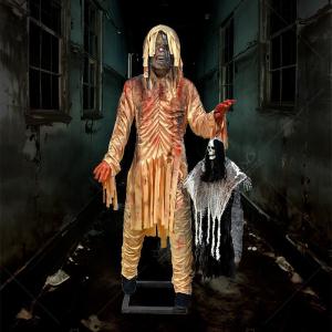 China Horrible Character Electric Ghost Easy Assemble Animatronic Halloween Ghost Prop factory