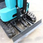 China Manufacturer Sale 1.5 Ton Blue Mini Excavator With EPA CE