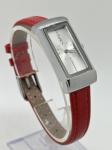 Classic Engraved Leather Strap Quartz Watch 30 Meters Water Resistance