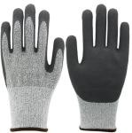 Antiskid Sandy Cut 5 Gloves Nitrile Frosted XL Cut Resistant Work Gloves
