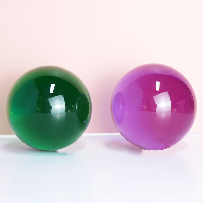 D60mm Clear Acrylic Ball Logo Print Unisex For Sports Toy