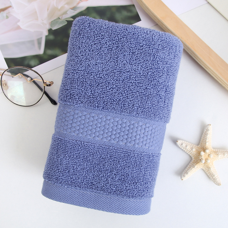 100% Cotton Custom Plain Household Towel 32 Strands Quick Drying Absorbent Washable Towel