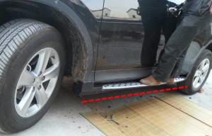 China Granule Style Running Boards Auto Side Step Bars for Toyota RAV4 2013 2014 factory