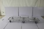 190 X 55 X 92CM Folding Ambulance Stretcher Trolley 40kg Height Adjustable