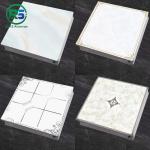 Home Interior Artistic Aluminum Ceiling Tiles Oxidation Suspended Embossed Metal
