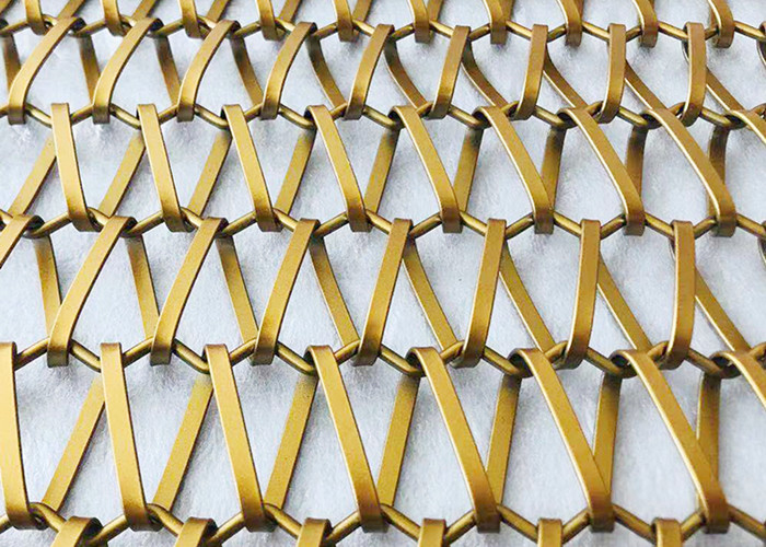 Spiral 310S Stainless Steel Metal Wire Mesh Chain Mesh Curtains Triangular Hole