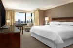 King / Double Size Cherry Veneer Boutique Hotel Furniture Customized Size