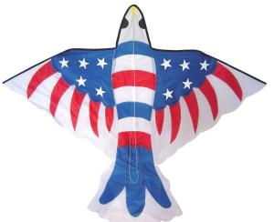 China Eagle Pattern Kids Flying Kites Stylish Type 100% Nylon Material 130*120cm factory