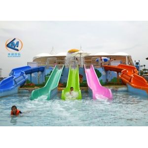 1.9m/2.5m Height Amusement Park Slide Outdoor Water Slide High Durability