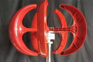 China Red Lantern IP54 Wind Turbine For Off Grid Home 200W 12V 24V Low Start Up Wind Speed factory
