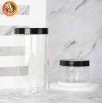 Chemical Resistanc Clear Wide Mouth Plastic Pet Jar With Lids Sugar Packaging