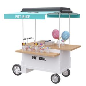 China Multipurpose Commercial Bicycle Vending Cart With High Load Capacity factory