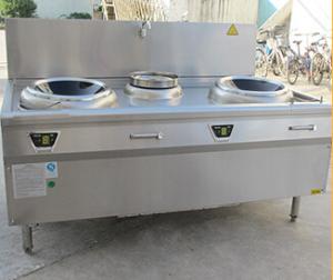 China No Flame Industrial Induction Cooker Stainless Steel Material With 2 Burners factory