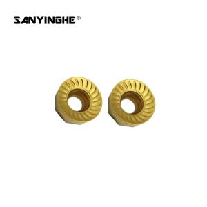 China Round CNC Carbide Milling Inserts Cutter RCKT10T3MO PVD Coated factory