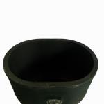 Cylindrical Graphite Clay Crucible Chemical Resistance For Melting Casting
