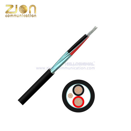 China Foamed Polyethylene Circular Shielded Audio Cable CFSTP241-PVC factory