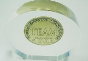 China Plexiglass medal, award, medallion, emblem, medals， crystal medal factory