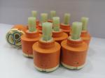 Water Saving Shower Faucet Valve Ceramic Cartridge 40mm With Steps