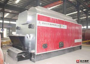 China Water Tube Rice Husk Steam Boiler , Automatic Sugarcane Chain Grate Boiler factory