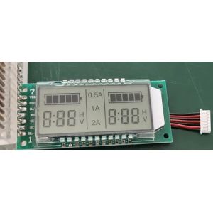 Seven Segment LCD Module TN 6 Digit LCD Display Blue Backlight