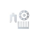 Custom 0.02mm Flat Washers 304 Stainless Steel Aluminum Flat Shims Anodized
