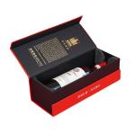 Liquor Red Wine Whiskey Glass Bottle Rigid Paper Cardboard Packing Magnetic Flip