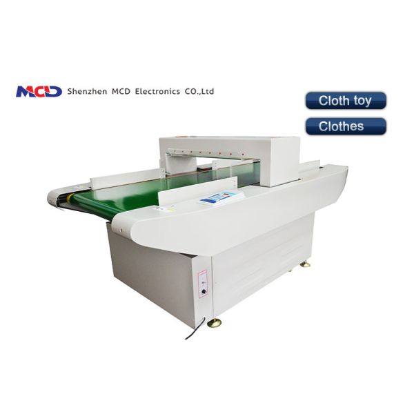 China Clothe Needle Conveyor Belt Metal Detector 1-10 level Adjust Sensitivity  Buzzer Alarm factory