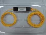 1x2 Fiber Optic Splitter without Connectors, ABS package, 3.0mm Cable