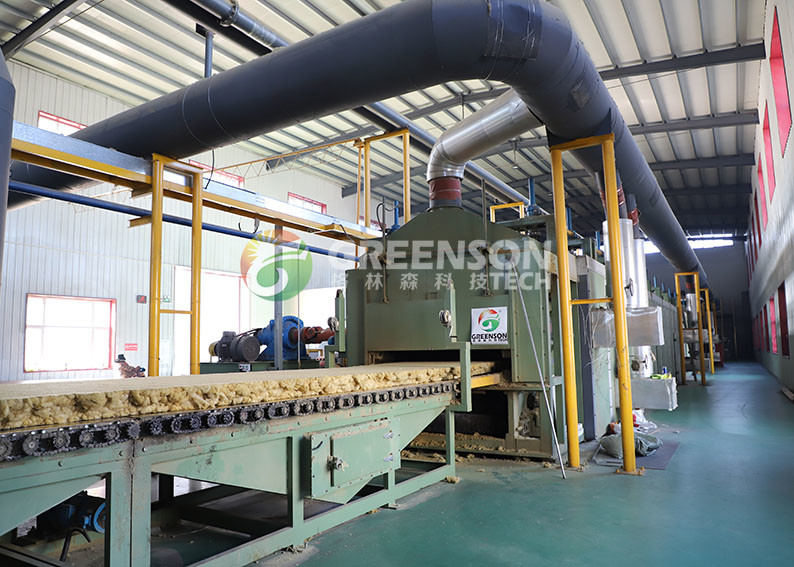 Automatic Cutting Saw Rock Wool Stone Wool Board Making Machine Production Line