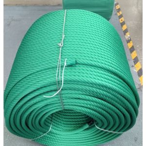 Polyester Combination Rope FC Twisted 6*8 4 Strands with Superior Abrasion