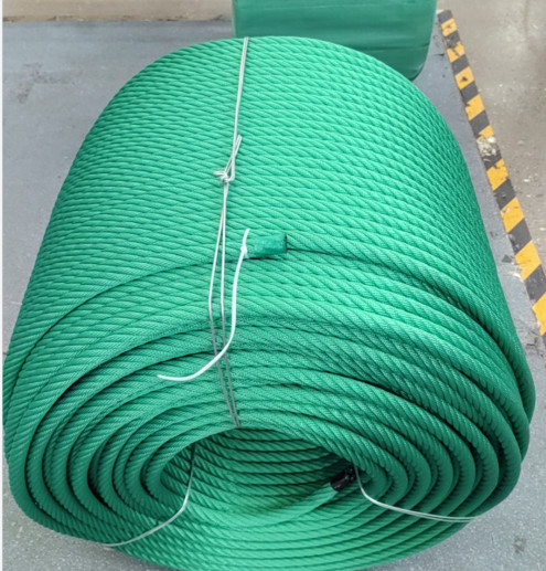 Polyester Combination Rope FC Twisted 6*8 4 Strands with Superior Abrasion