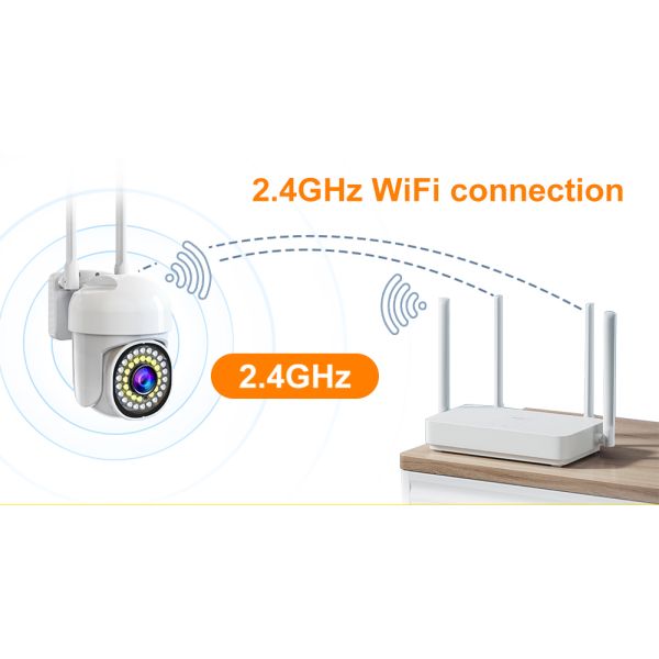 IP Camera Wifi Outdoor AI Human Detection Audio 1080P Wireless Security CCTV Camera P2P RTSP 4X Digital Zoom Wifi Camera