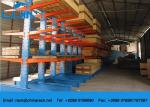 Powder Coated Cantilever Storage Racks For Furniture , Lumber , Tubing